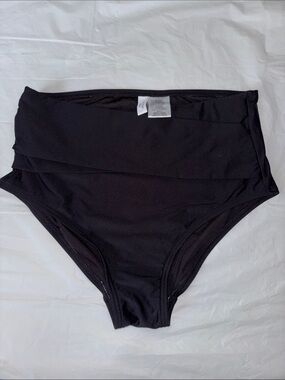 Calvin Klein Black High-Waist Bikini Bottom